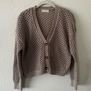 By Together |  100% Cotton Cardigan, Size Small